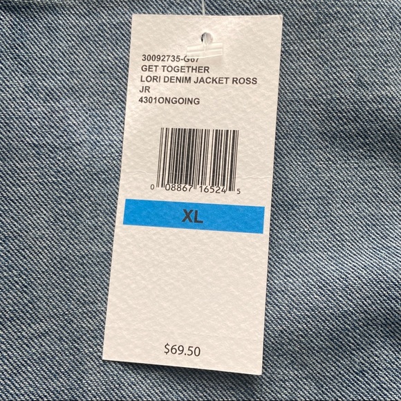 New with Tags | Jessica Simpson Denim Jacket XL - Picture 4 of 13